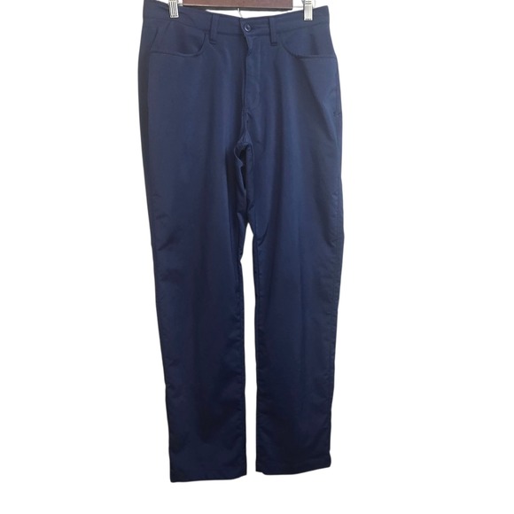 Under Armour Mens Golf Pants 32x32 Blue Loose Fit Lightweight Athletic - Picture 1 of 9